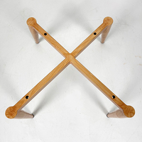 Support de cadre de grain de bois en métal vintage pour chaise de salle à manger Base de chaise de bureau Base de chaise de meubles de salon