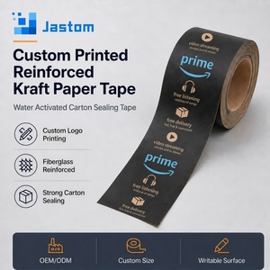 <span class=keywords><strong>Cinta</strong></span> Engomada <span class=keywords><strong>de</strong></span> <span class=keywords><strong>Papel</strong></span> Kraft Activada por Agua Reforzada con Fibra <span class=keywords><strong>de</strong></span> Vidrio <span class=keywords><strong>Cinta</strong></span> <span class=keywords><strong>de</strong></span> <span class=keywords><strong>Papel</strong></span> Activada por Agua <span class=keywords><strong>Cinta</strong></span> <span class=keywords><strong>de</strong></span> Embalaje Kraft Impresa Personalizada - Product Image 1