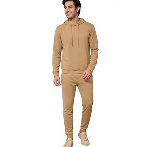 Conjunto de Sudadera con Capucha y Pantalones Deportivos para Hombre, Personalizado, Algodón Grueso de 400 g/m², Chándal para Hombre, 100% Algodón - Product Image 1