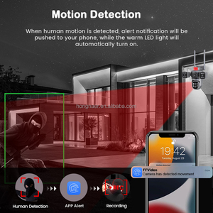 Hongnaer 20MP thông minh ngoài trời không dây CCTV surveil <span class=keywords><strong>IP</strong></span> PTZ <span class=keywords><strong>camera</strong></span> ffvideo 10k 10x Zoom năm ống kính WIFI CCTV Home <span class=keywords><strong>Camera</strong></span> An Ninh - Product Image 3