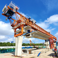 Underbridge Launcher Trolley U Modelo Bridge Girder Beam Erection 200Ton Lanzamiento Girder Grúa de pórtico para la venta