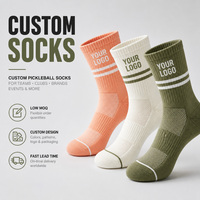 Chaussettes de sport de haute qualité avec logo personnalisé, talon coussiné, évacuation de l'humidité
