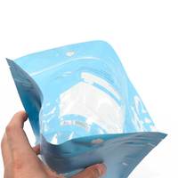 Sachet refermable en Mylar de qualité alimentaire avec fenêtre transparente pour bonbons au chocolat laminés