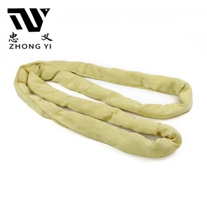 <span class=keywords><strong>Eslinga</strong></span> de Aramida de Alta Resistencia <span class=keywords><strong>Anticorte</strong></span> y Resistente al Calor, Adecuada para Escenarios de Trabajo de Elevación y Montaje Industrial de Alta Resistencia - Product Image 2
