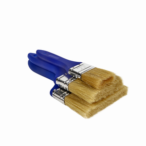 Pennello di Alta Qualità con Setole Naturali e Manico in Plastica Blu, Economico, in Legno, per Lucidatura Industriale Fai-da-Te, Personalizzabile OEM - Product Image 1
