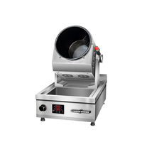 Máquina Automática para Freír Arroz, Wok para Saltear, con Fregadero, Olla Giratoria para Cocina de Restaurante, Robot Chef, Equipo de Cocina