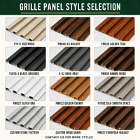 Panneau mural cannelé WPC en composite bois-plastique, à emboîtement, pour décoration intérieure – Vente en gros directe usine