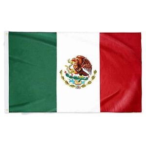 Gahumi Barato de alta calidad nacional mexicano 3X5 o elección de tamaño personalizado para volar o sostener la bandera mexicana - Product Image 3