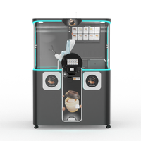 Machine à café automatique commerciale LE Robot Coffee Barista, distributeur de café fraîchement moulu, certifiée ISO9001, capacité 150-200, automatique