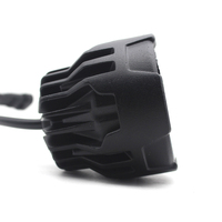 2.75 pouces 120W LED feux de travail étanche rond projecteur lentille lumière brouillard conduite gousses tout-terrain voiture moto ATV bateau lumière LED