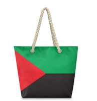 Sac fourre-tout avec drapeau de la Guadeloupe, avec poignées en corde de chanvre, grande capacité, durable, imperméable, sac à bandoulière polyvalent pour le travail, les voyages, la plage