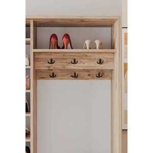 Moderno Mueble de Entrada Multifuncional de Madera de Pino Atlántico con Espejo y Zapatero - Product Image 4