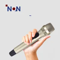 Profesyonel kayıt dinamik dijital el mikrofonu seti Uhf kablosuz Karaoke Singing USB kondenser mikrofon stüdyo