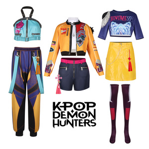 Costume d'anime Starry Romance Lumira Zoe K Pop, tenue de cosplay pour femmes, ensemble veste courte et short, vêtements de performance - Product Image 4