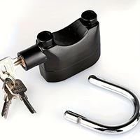 Nouveau cadenas antivol avec alarme pour moto/trottinette électrique et portail, étanche, pour extérieur, modèle C