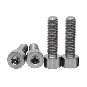 M10X1.25X30 titanyum salıncak kolu Pivot cıvata Sur Ron Torx Hex yarış Spec delinmiş flanş yarışı titanyum cıvata