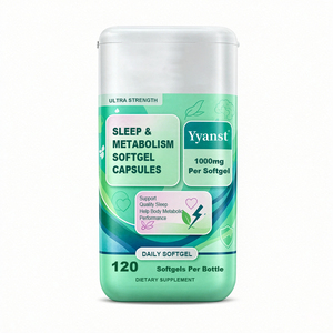 Capsules molles Sommeil et Métabolisme 1000mg 120 unités – Favorise un sommeil de qualité, améliore les performances métaboliques du corps, équilibre quotidien et nocturne - Product Image 1