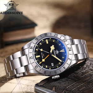 Addiesdive 2036, reloj <span class=keywords><strong>de</strong></span> <span class=keywords><strong>cuarzo</strong></span> para hombre, nuevo, a la moda, con correa <span class=keywords><strong>de</strong></span> acero inoxidable, luminoso, <span class=keywords><strong>movimiento</strong></span> <span class=keywords><strong>suizo</strong></span> Ronda, reloj <span class=keywords><strong>de</strong></span> buceo resistente al agua hasta 200M - Product Image 2