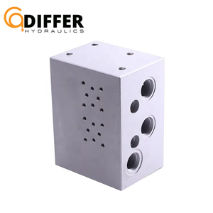 Vanne hydraulique en acier et aluminium, bloc de verre en mosaïque, débardeur hydraulique, nano bloc NG6 - Product Image 4