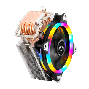 QiuzAim computadora de escritorio 6 tubo de calor <span class=keywords><strong>CPU</strong></span> disipador de calor 12cm computadora ventilador de 4 pines 2011 pines X99 placa base X79 LED silencioso - Product Image 3