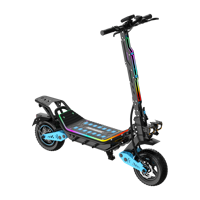 Scooter électrique tout-terrain de 12 pouces, 1500W, double transmission, vitesse maximale de 75 km/h, capacité de charge de 180 kg, suspension hydraulique robuste, scooter électrique pliable