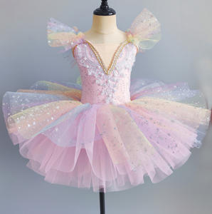 <span class=keywords><strong>Jupe</strong></span> <span class=keywords><strong>tutu</strong></span> à paillettes colorées pour filles, robe de danse de ballet mignonne pour la scène, pour princesse, bébé bouffant - Product Image 1
