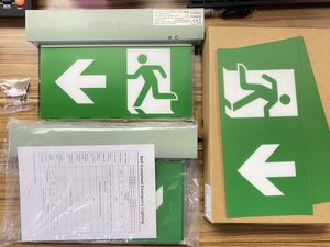 UAE dân sự quốc phòng đã được phê duyệt <span class=keywords><strong>LED</strong></span> khẩn cấp ánh sáng <span class=keywords><strong>Exit</strong></span> dấu hiệu - Product Image 2