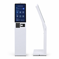 Kiosque de commande en libre-service série KD, écran tactile 21,5 pouces, lecteur de code QR, terminal de paiement pour restaurant, caisse automatique