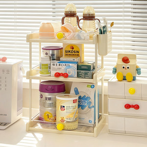 Baby Formula Storage Rack 3 Tier With Drainer For Feeding Supplies And Bottles Bedroom Use - Product Image 4