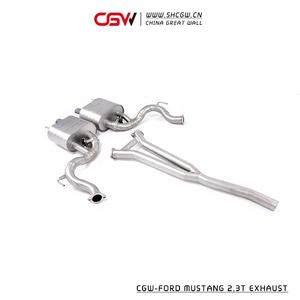 Sistema di Scarico con Valvola e Terminali in Fibra di Carbonio Forgiata per Ford Mustang 2.3T, Vendita Calda dal Produttore Cinese - Product Image 5