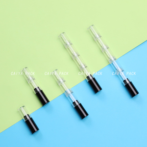 CAIYA Unique essai cosmétique bricolage emballage 4 en 1 PETG empilable vide rouge à lèvres conteneurs 2in1 multicouche baume à lèvres échantillon Tubes - Product Image 2