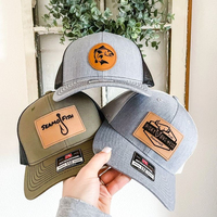 Gorras Richardson 112 Trucker de Gamuza Lisa con Parche de Animales