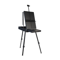 Chevalet portable HUEVE HX-1 pour peinture à l'huile en plein air, boîte à croquis d'artiste, trépied, chevalet français, idéal pour la peinture en extérieur