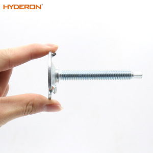 Pieds réglables Hyderon pour meubles, pieds de support robustes en acier pour chaise, vis hexagonales externes - Product Image 5
