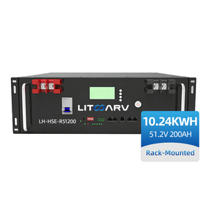 Module de batterie au phosphate de fer et de lithium 48V 200AH 9.6Kwh, batterie de stockage d'énergie solaire pour système solaire domestique - Product Image 1