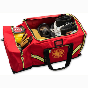 Muestra gratuita de la bolsa de equipo de bombero Lightning X Fireman Premium 3XL con correa para el hombro y bolsillo para casco. - Product Image 1