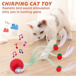 Juguetes Interactivos para Gatos de Interior, Bola Móvil Ágil de Tercera Generación con Cola de Malla Elástica, Automática, para Gatos Aburridos - Product Image 5