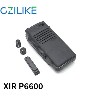 מארז למנועים xir p6600 dp550 dp2400 החלפת רדיו ואקי טוקי חזית עם כבל מעפר צמר עם ידית צמר כבל מעפר