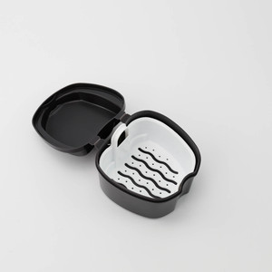 Custodia per vassoio dentale in plastica a doppio strato portatile personalizzata per la conservazione della protesi - Product Image 1