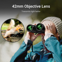 Telescopio Profesional de Alta Potencia Apexel para Exteriores, Binoculares 10x42 de Enfoque Fijo para Observación de Aves y Turismo