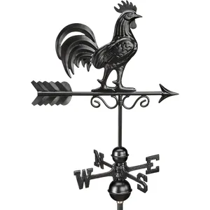 Bantam Rooster Weather Vane Animal Metal Weather Vane Dirección del viento