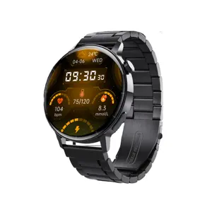 F67 Smart Watch iOS Compatibility Heart Rate Sleep Blood Oxygen Uric Acid Lipid Monitoring Call Answering Email Silica Gel