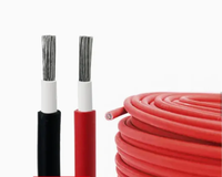 PV-Modell CE für IEC 60227 0,6/1kV 4mm² XLPO Hitzebeständige Ummantelung Verzinntes Kupfer Einadrig Rot Elektrische Leitungen