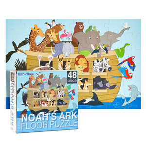 48 mảnh noahs ARK Jumbo Tôn Giáo tầng câu đố cho trẻ em ghép hình câu đố giáo dục trò chơi đồ chơi - Product Image 1