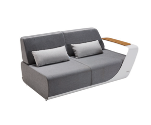 Ensemble de mobilier de jardin modulable en aluminium, style luxe, pour extérieur, idéal appartement, en forme de L, H-28041 - Product Image 2
