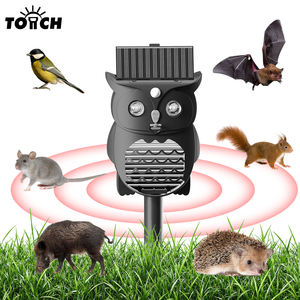 Repellente Solare Ultrasonico <span class=keywords><strong>per</strong></span> Animali da Esterno, Allontana Roditori <span class=keywords><strong>per</strong></span> Giardino, Cortile, Fattoria e Elimina Zanzare - Product Image 1