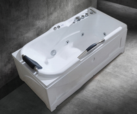 Baignoire de douche individuelle en acrylique à hydromassage à prix abordable – Meilleur prix