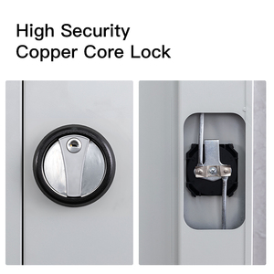 औद्योगिक धातु अनुकूलित आधुनिक भंडारण कैबिनेट ग्रे गैरेज 4 पीसी समायोज्य अलमारियों पेगबोर्ड भारी उपकरण भंडारण बेडरूम होटल - Product Image 4