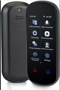 Traductor de voz instantáneo portátil de 109 idiomas de la mejor calidad, conexión WiFi de voz sin conexión precisa, dispositivo de traducción bidireccional - Product Image 2