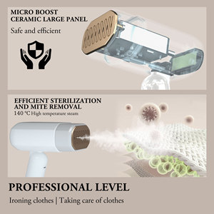 Vaporizador de ropa plegable de 1800W, planchado automático inteligente 2 en 1, plancha seca y vapor, 5 modos de calor rápido para ropa sin arrugas - Product Image 5